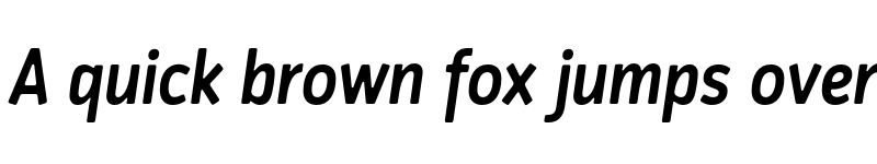 Preview of Katarine SemiBold Italic font