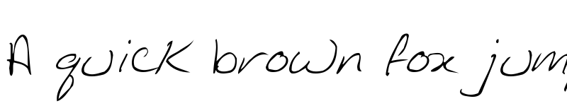 Preview of Kathleen Regular font