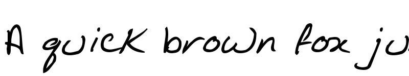 Preview of KathleenBold Regular font