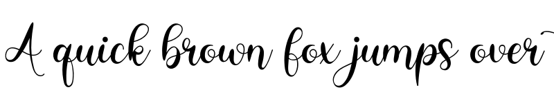 Preview of Katlina Birthdate Regular font