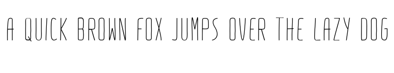 Preview of Katona II UltraLight font