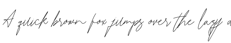 Preview of Katrina Signature Regular font