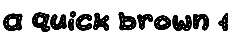 Preview of Kawaii Stitch Regular font