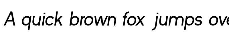 Preview of Kayak Sans Regular Italic font