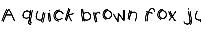Preview of KBJumpingJellybeans Medium font