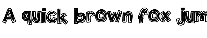 Preview of KBLuckyClover Medium font