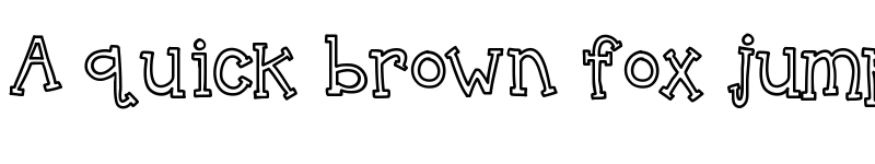 Preview of KBTalkingLoudly Medium font