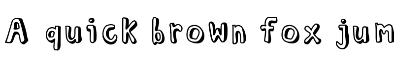 Preview of KBTroubledSoul Medium font