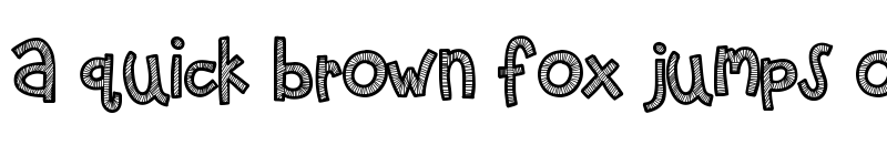 Preview of KBZipaDeeDooDah Medium font