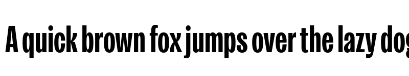 Preview of Kensington Compressed Bold font