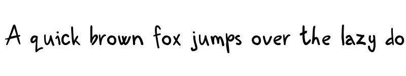 Preview of Kenzou Regular font