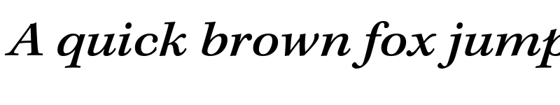 Preview of Kepler Std Caption Medium Expanded Italic font