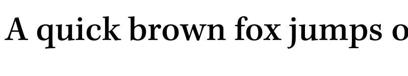 Preview of Kepler Std Caption Medium font