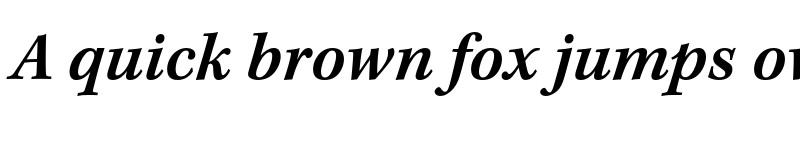 Preview of Kepler Std Caption SemiBold Italic font