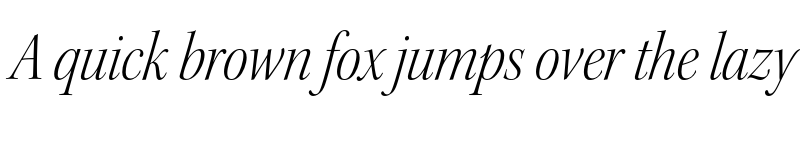 Preview of Kepler Std Display Light SemiCondensed Italic font