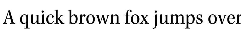 Preview of Kepler Std Semicondensed font