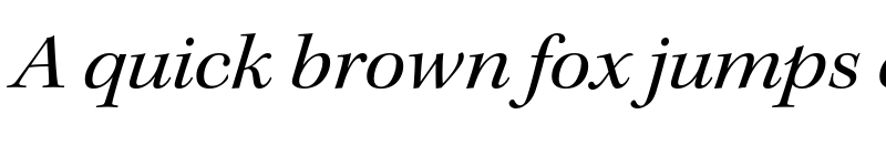 Preview of Kepler Std Subhead Expanded Italic font