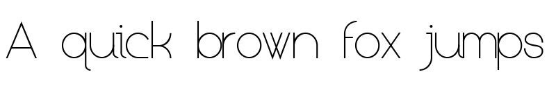 Preview of Kerater UltraLight font