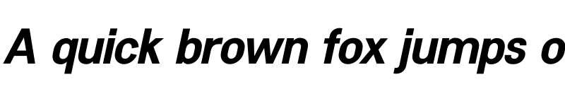 Preview of Kernl Grotesk Bold Italic font