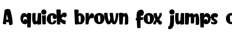 Preview of Kero kero Regular font