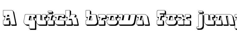 Preview of Keyute Shadow font