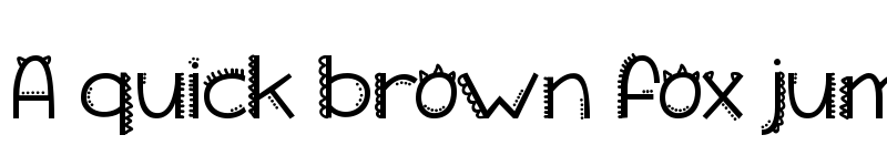Preview of KG I Like To Move It Regular font