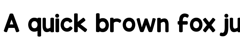 Preview of KG Red Hands Regular font