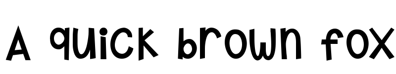 Preview of KG Shake it Off Chunky Regular font