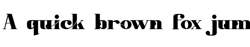 Preview of Khabib Regular font