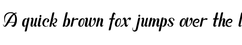 Preview of Khanza Regular font