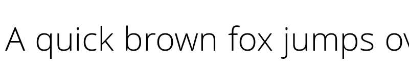 Preview of Khula Light font