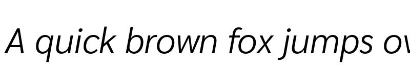 Preview of Khwan Sans Light Italic font