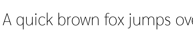 Preview of Khwan Sans Thin font