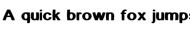 Preview of Kick Assinger Regular font