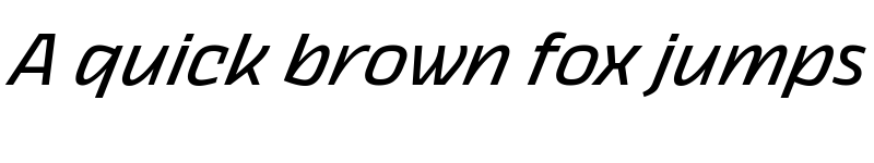 Preview of Kicker Regular Italic font