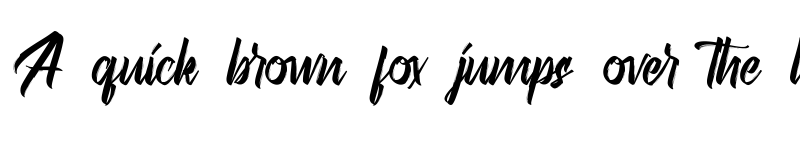Preview of Kicktails Demo Regular font