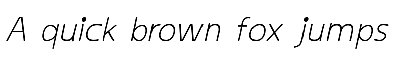 Preview of kiddySans Italic font