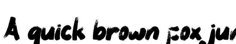 Preview of Kids Brush Regular font