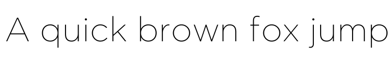 Preview of KIDS Rikai Thin font