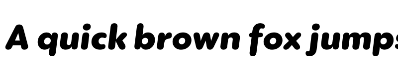 Preview of KIDStip Rounded Black Italic font