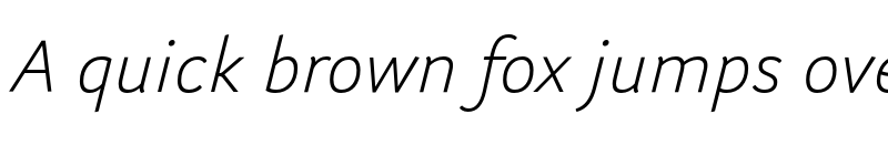 Preview of Kigelia LGC Light Italic font