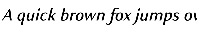 Preview of Kigelia LGC Semibold Italic font