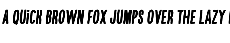 Preview of Kikster black italic font