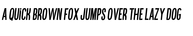 Preview of Kikster bold italic font