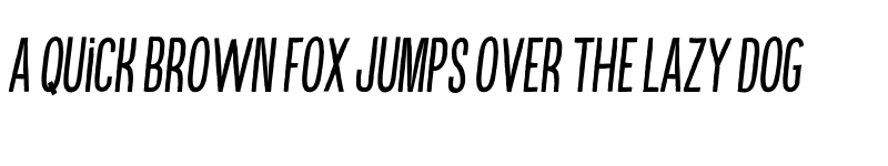 Preview of Kikster italic font