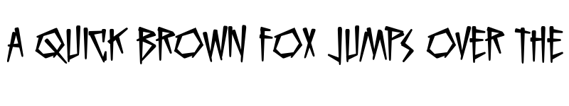 Preview of KillCrazy BB Regular font