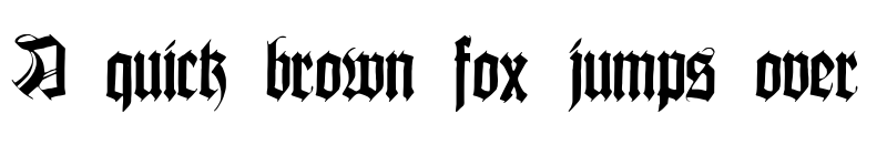 Preview of Killigrew Regular font