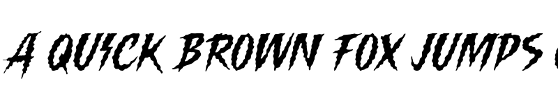 Preview of Killing Harmonic Regular font