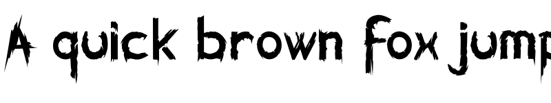 Preview of KillingFont Regular font