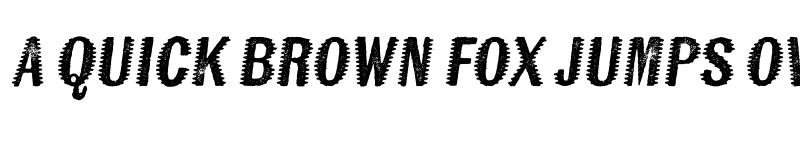 Preview of Kiln Sans Spiked Italic font